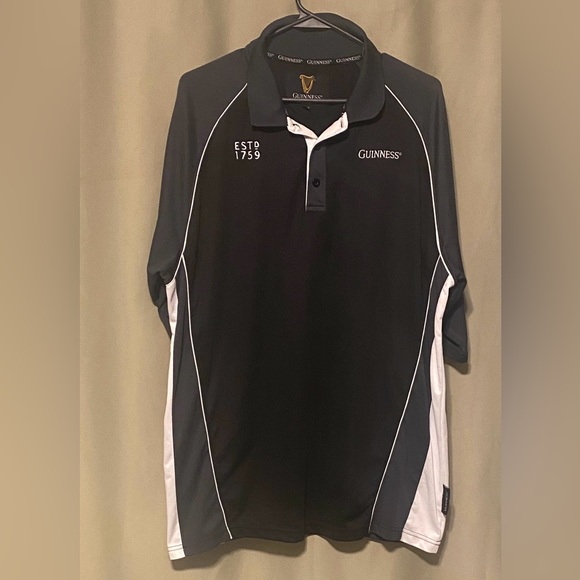 Guinness Performance Golf Shirt Short Sleeve Polo Men’s XXL - Picture 4 of 7